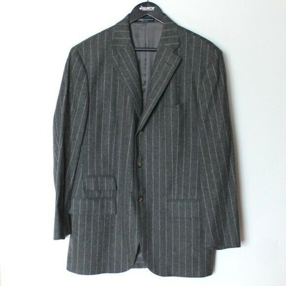 Ralph Lauren Polo Blazer Jacket 42 L Wool Cashmere
